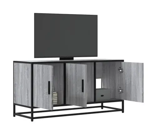 Telerikapp, Hall Sonoma Tamm, 100X35X50 cm Tehispuit