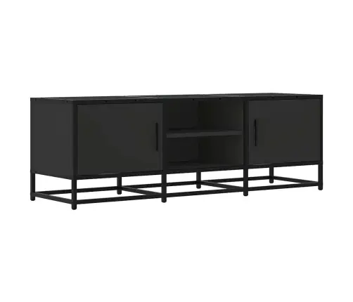 Tv Skapis Melns 120X35X41 Cm Engineered Wood And Metal Vidaxl