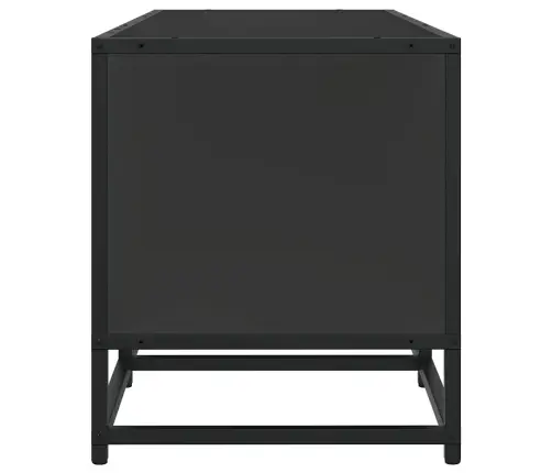 Tv Skapis Melns 120X35X41 Cm Engineered Wood And Metal Vidaxl