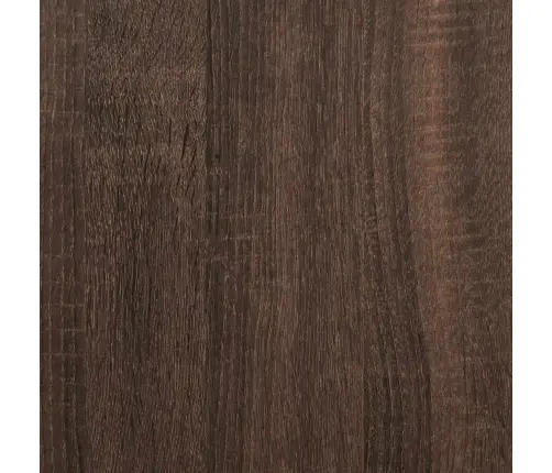 Tv Skapītis Brūna Ozolkoka 120X35X41Cm Inženierijas Koks Metāls Vidaxl