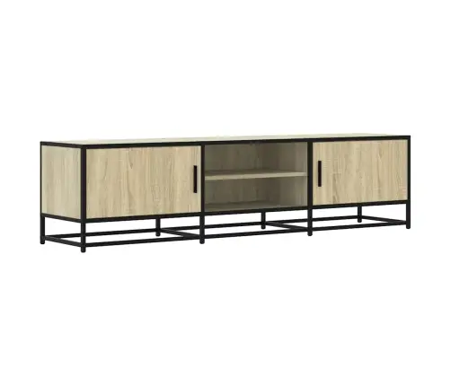 Tv Skapītis Ozola Krāsa,160X35X41 Cm Inženierijas Koks Metāls Vidaxl