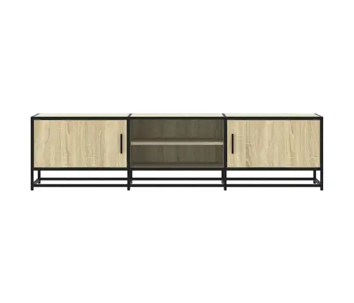 Tv Skapītis Ozola Krāsa,160X35X41 Cm Inženierijas Koks Metāls Vidaxl