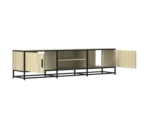 Tv Skapītis Ozola Krāsa,160X35X41 Cm Inženierijas Koks Metāls Vidaxl