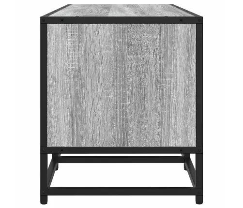 Tv Skapītis Pelēcīga Ozola 160X35X41Cm Inženierijas Koks Metāls Vidaxl
