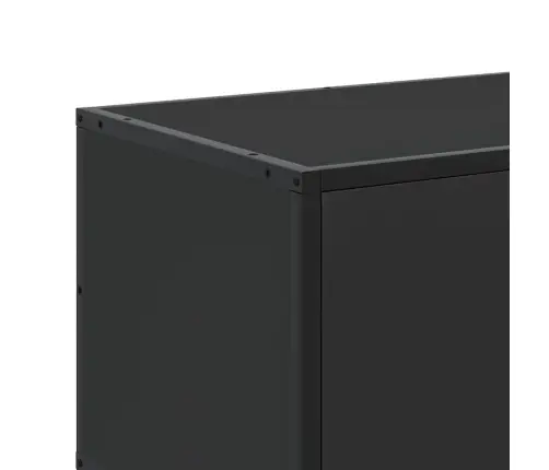 Televizoriaus Spintelė, Juoda, 150X35X41cm Mediena Ir Metalas
