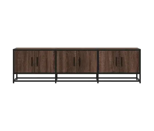 Tv Skapītis Brūna Ozolkoka 150X35X41Cm Inženierijas Koks Metāls Vidaxl