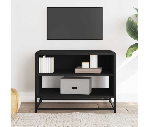 Tv Skapītis, Melns, 61X40X46 Cm, Inženierijas Koks Metāls Vidaxl