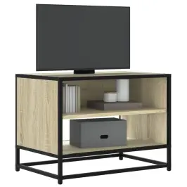 Tv Skapītis, Ozola, 61X40X46 Cm, Inženierijas Koks, Metāls Vidaxl
