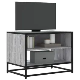 Tv Skapītis, Pelēks, 61X40X46 Cm, Inženierijas Koks, Metāls Vidaxl