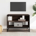 Tv Skapītis Brūna Ozola 61X40X46 Cm Inženierijas Koks Metāls Vidaxl