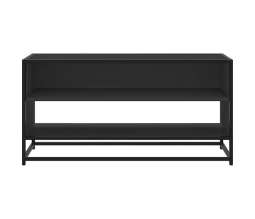 Tv Skapītis, Melns, 91X40X46 Cm, Inženierijas Koks Metāls Vidaxl Tv Skapītis, Melns, 91X40X46 Cm, Inženierijas Koks Metāls Vidaxl