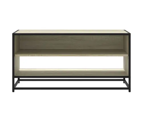 Tv Skapītis, Ozola, 91X40X46 Cm, Inženierijas Koks, Metāls Vidaxl