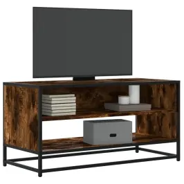 Tv Skapītis, Ozola, 91X40X46 Cm, Inženierijas Koks, Metāls Vidaxl