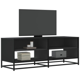 Tv Skapītis, Melns, 120,5X40X46 Cm, Inženierijas Koks Metāls Vidaxl