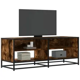 Tv Skapītis, Ozola, 120,5X40X46 Cm, Inženierijas Koks, Metāls Vidaxl