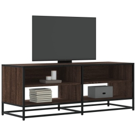 Tv Skapītis, Ozolkoka, 120,5X40X46Cm, Inženierijas Koks, Metāls Vidaxl