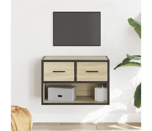 Tv Skapītis, Ozolkoka, 60X31X39,5 Cm, Konstruēts Koks, Metāls Vidaxl Tv Skapītis, Ozolkoka, 60X31X39,5 Cm, Konstruēts Koks, Metāls Vidaxl