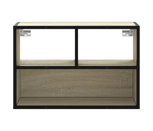 Tv Skapītis, Ozolkoka, 60X31X39,5 Cm, Konstruēts Koks, Metāls Vidaxl