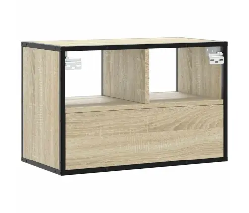 Tv Skapītis, Ozolkoka, 60X31X39,5 Cm, Konstruēts Koks, Metāls Vidaxl