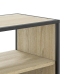Tv Skapītis, Ozolkoka, 60X31X39,5 Cm, Konstruēts Koks, Metāls Vidaxl