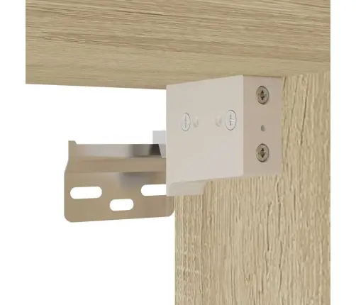 Tv Skapītis, Ozolkoka, 60X31X39,5 Cm, Konstruēts Koks, Metāls Vidaxl