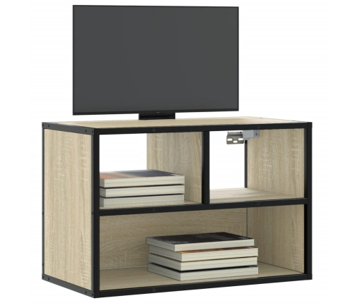 Tv Skapītis, Ozolkoka, 60X31X39,5 Cm, Konstruēts Koks, Metāls Vidaxl