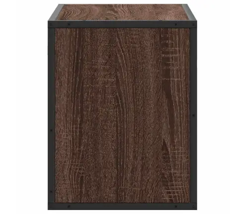 Telerikapp, Pruun Tamm, 60X31X39,5 cm Tehispuit Ja Metall