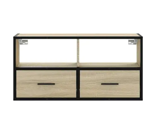 Tv Skapītis, Ozola, 80X31X39,5 Cm, Inženierijas Koks, Metāls Vidaxl Tv Skapītis, Ozola, 80X31X39,5 Cm, Inženierijas Koks, Metāls Vidaxl