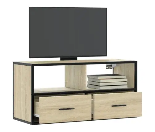 Tv Skapītis, Ozola, 80X31X39,5 Cm, Inženierijas Koks, Metāls Vidaxl Tv Skapītis, Ozola, 80X31X39,5 Cm, Inženierijas Koks, Metāls Vidaxl