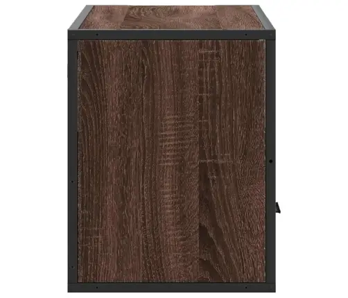 Tv Skapītis, Ozolkoka, 80X31X39,5 Cm, Inženierijas Koks Metāls Vidaxl