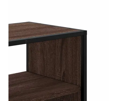 Tv Skapītis, Ozolkoka, 80X31X39,5 Cm, Inženierijas Koks Metāls Vidaxl