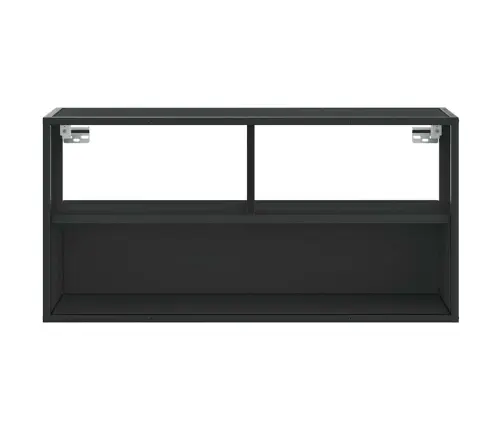Tv Skapītis, Melns, 80X31X39,5 Cm, Inženierijas Koks Metāls Vidaxl