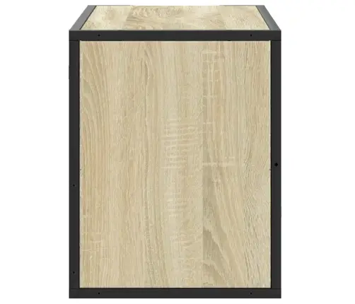 Tv Skapītis, Ozola, 80X31X39,5 Cm, Inženierijas Koks, Metāls Vidaxl