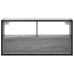 Tv Skapītis, Pelēks, 80X31X39,5 Cm, Inženierijas Koks Metāls Vidaxl