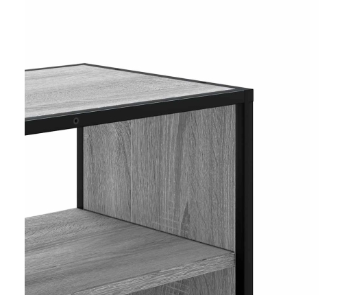 Tv Skapītis, Pelēks, 80X31X39,5 Cm, Inženierijas Koks Metāls Vidaxl