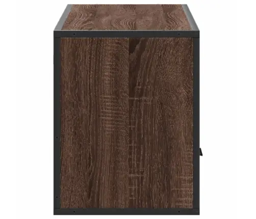 Televizoriaus Spintelė, Ruda, 100X31X39,5cm Mediena/Metalas