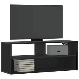 Tv Skapītis, Melns, 100X31X39,5 Cm, Inženierijas Koks Metāls Vidaxl