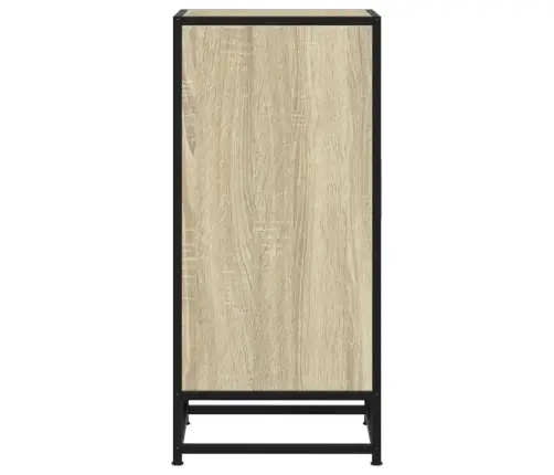 Kumode, Ozolkoka, 35,5X35X76 Cm, Inženierijas Koks Metāls Vidaxl