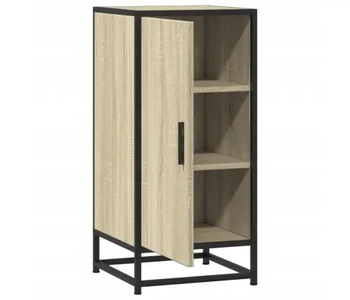 Kumode, Ozolkoka, 35,5X35X76 Cm, Inženierijas Koks Metāls Vidaxl