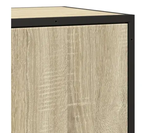 Kumode, Ozolkoka, 35,5X35X76 Cm, Inženierijas Koks Metāls Vidaxl