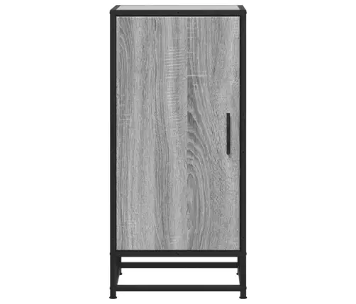 Kumode, Pelēka Koka, 35,5X35X76 Cm, Inženierijas Koks, Metāls Vidaxl Kumode, Pelēka Koka, 35,5X35X76 Cm, Inženierijas Koks, Metāls Vidaxl