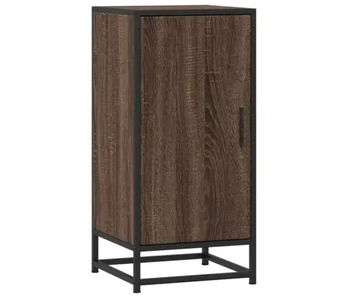 Kumode Ozolkoka Krāsa 35,5X35X76 Cm Inženierijas Koks Metāls Vidaxl