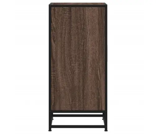 Kumode Ozolkoka Krāsa 35,5X35X76 Cm Inženierijas Koks Metāls Vidaxl