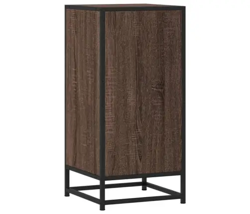 Kumode Ozolkoka Krāsa 35,5X35X76 Cm Inženierijas Koks Metāls Vidaxl