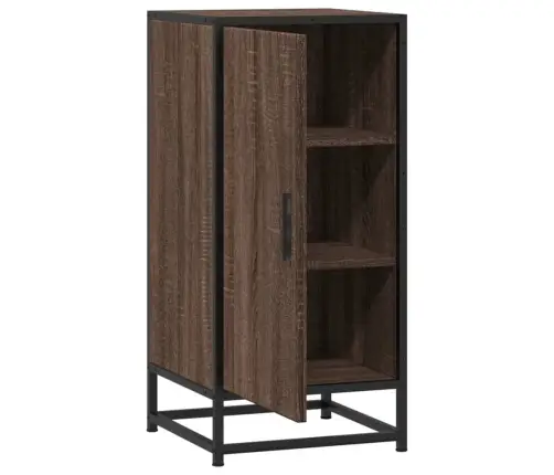 Kumode Ozolkoka Krāsa 35,5X35X76 Cm Inženierijas Koks Metāls Vidaxl