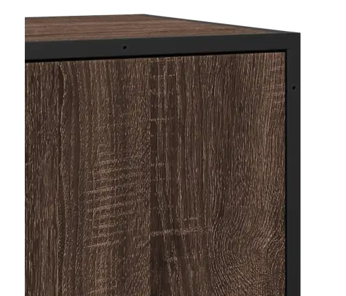 Kumode Ozolkoka Krāsa 35,5X35X76 Cm Inženierijas Koks Metāls Vidaxl