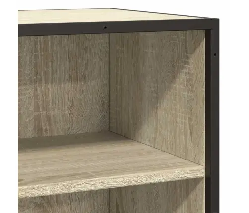 Kumode, Ozolkoka, 35,5X35X76 Cm, Inženierijas Koks Metāls Vidaxl