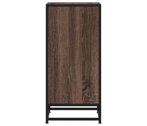 Šoninė Spintelė, Ruda Ąžuolo, 35,5X35X76cm Mediena/Metalas