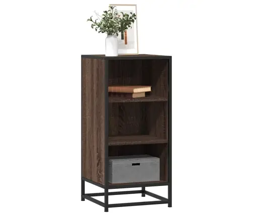 Šoninė Spintelė, Ruda Ąžuolo, 35,5X35X76cm Mediena/Metalas