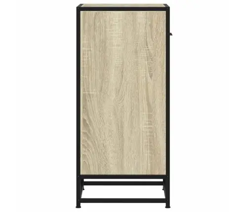 Kumode, Ozolkoka, 35,5X35X76 Cm, Inženierijas Koks Metāls Vidaxl Kumode, Ozolkoka, 35,5X35X76 Cm, Inženierijas Koks Metāls Vidaxl